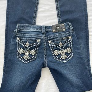 Miss Me Boot Cut Blue Jeans